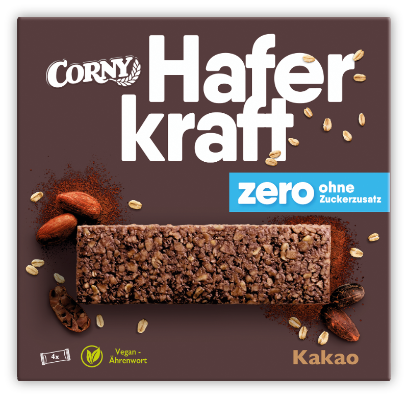 CORNY Haferkraft zero Kakao, 140 g